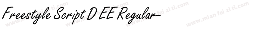 Freestyle Script D EE Regular字体转换